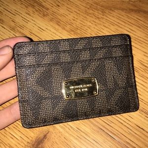 5 pocket card holder MICHAEL KORS
